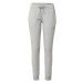 ADIDAS SPORTSWEAR Športové nohavice '3S FL'  sivá melírovaná / biela