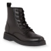 Tommy Jeans Členková obuv Tjw Lace Up Flat Boot EN0EN02310 Čierna