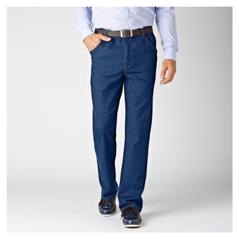 Extra pohodlné džínsy s pružným pásom, vnútorná dĺžka nohavíc 72 cm Blancheporte