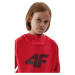 4F JUNIOR-SWEATSHIRT-JAW23TSWSM626-62S-RED Červená