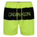 Calvin Klein Swimwear Plavecké šortky  neónovo žltá / čierna