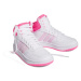 ADIDAS-Hoops 3.0 Mid K cloud white/orchid fusion/lucid pink Biela
