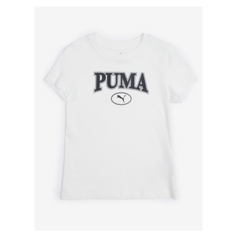 White Girls T-Shirt Puma Squad - Girls