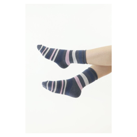 Thermo ponožky Stripe šedé s pruhmi Moraj