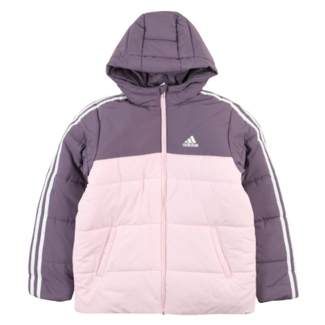 ADIDAS SPORTSWEAR Športová bunda  levanduľová / pastelovo ružová / biela