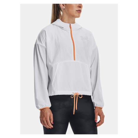 Under Armour Jacket Woven Graphic Jacket-WHT - Women