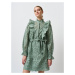 BRUUNS BAZAAR Košeľové šaty 'Sienna Kandra'  pastelovo zelená