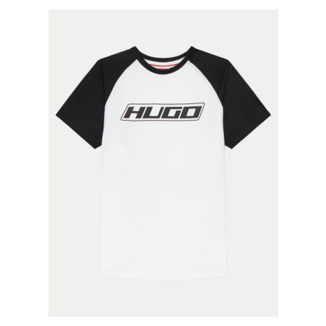 Hugo Tričko G00016 D Biela Regular Fit Hugo Boss
