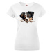 Dámské tričko s potlačou Severoamerický pastiersky pes- vtipné tričko
