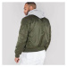 Bombera Alpha Industries MA-1 D-Tec Jacket Dark Green