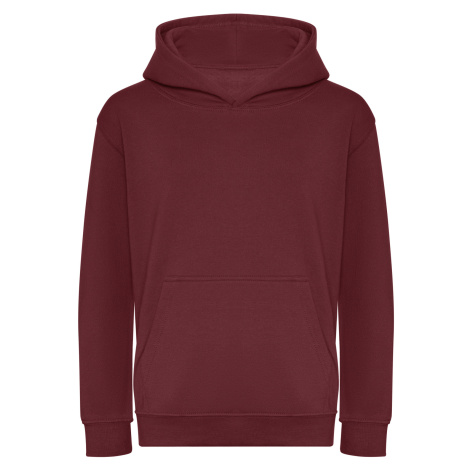 Just Hoods Detská Mikina s kapucňou JH201J Burgundy