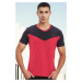 T8591 DEWBERRY MENS T-SHIRT-DARK BURGUNDY