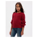 Červený dievčenský basic sveter GAP