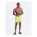 Ombre Neon men's swim shorts with magic print effect - lime green