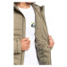 Quiksilver SCALY HOOD Pánska bunda, khaki, veľkosť