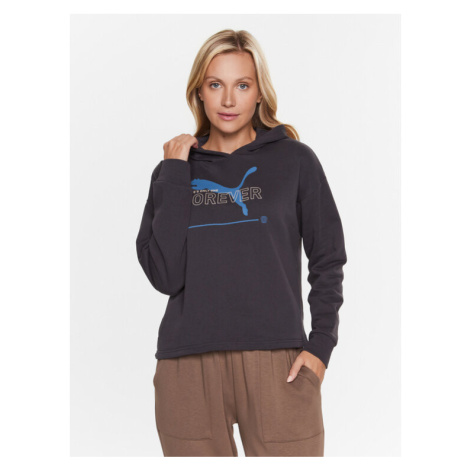 Puma Mikina Essentials+ Better 673298 Sivá Relaxed Fit
