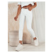 CLARET women's denim trousers white Dstreet