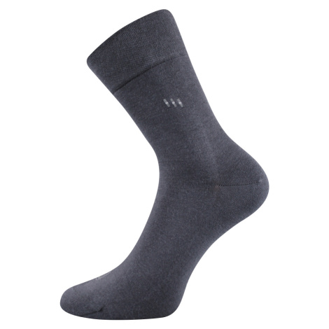 Lonka Dipool Pánske ponožky s extra voľným lemom - 3 páry BM000001525500100535 tmavo šedá