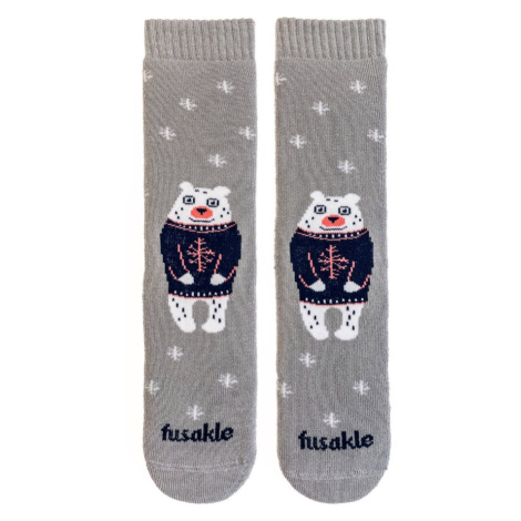Detské ponožky Froté Medvedica Fusakle