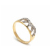 Zlatý dámsky prsteň ELNORA