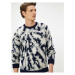 Koton Crew Neck Sweater Tie-Dye Look Acrylic Blended