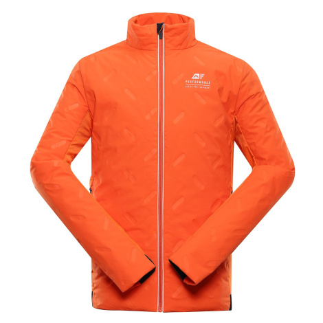 Men's jacket with dwr ALPINE PRO BARIT spicy orange