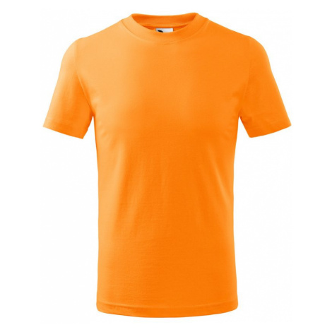 MALFINI Detské tričko Basic - Mandarínkovo oranžová