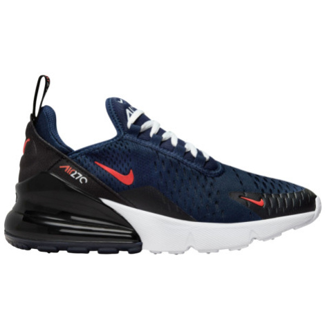 Chlapčenská rekreačná obuv NIKE Air Max 270 midnight navy black summit white picante red