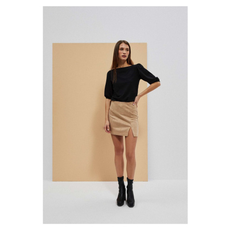 Mini skirt with slit Moodo