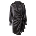 Gina Tricot Košeľové šaty 'Kim'  čierna