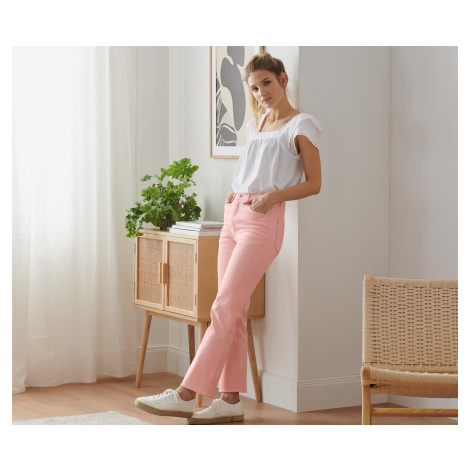 Rozšírené džínsy, ružové Tchibo