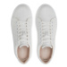 Calvin Klein Sneakersy Cupsole Lace Up Saff Mono HW0HW02103 Biela