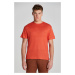 TRIČKO GANT LINEN SS T-SHIRT BURNT ORANGE