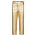Pinko Nohavice z imitácie kože UNIQUENESS Busoni PE21 UNQS 1Q1088 Y6VG Zlatá Regular Fit
