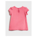 Baby šaty GAP Logo dress Ružová
