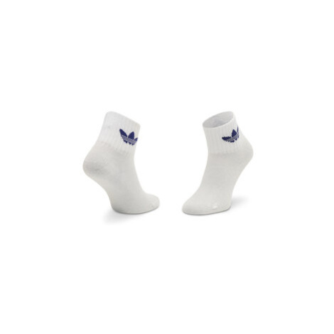 Adidas Súprava 3 párov vysokých detských ponožiek Ankle HC9596 Ružová