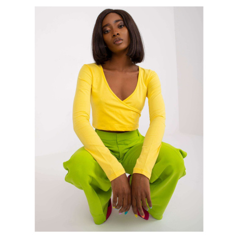 Blouse-RV-BZ-7682.47-yellow Rue Paris