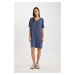 DEFACTO Fall in Love V Neck Viscose Short Sleeve Nightgown