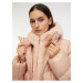 Ružový dámsky prešívaný kabát Geox Desya