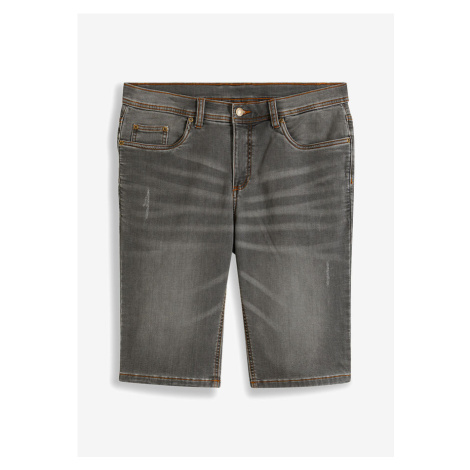 Strečové džínsové bermudy s komfortným strihom, Regular Fit bonprix