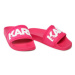 KARL LAGERFELD Šľapky Karl Logo Slide KL80904 Ružová