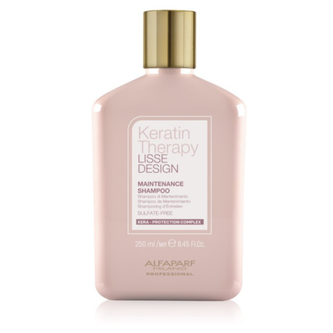 Alfaparf Milano Keratin Therapy Lisse Design jemný šampón na lesk a hebkosť vlasov