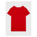 Tommy Hilfiger Tričko Logo KB0KB08027 D Červená Regular Fit