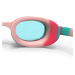Plavecké okuliare Xbase Dye veľkosť S s čírymi sklami ružové