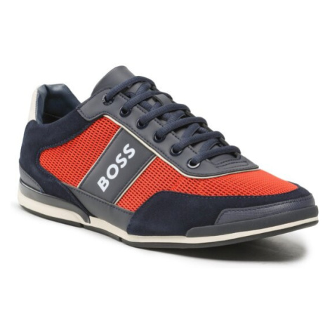 Boss Sneakersy Saturn 50485629 10247473 01 Červená Hugo Boss