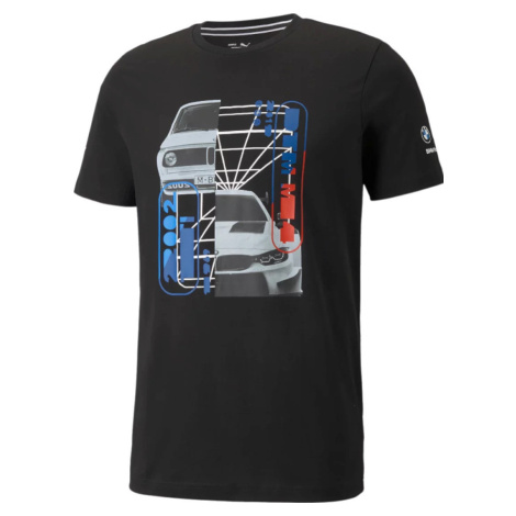 ČIERNE PÁNSKE TRIČKO PUMA BMW MOTORSPORT GRAPHIC TEE 531194-01