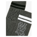 Súprava dvoch párov pánskych ponožiek v tmavo šedej farbe Replay
