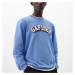 Mikina GAP Logo Crewneck Sweatshirt Cabana Blue 602