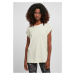 Women's T-shirt with extended shoulder light mint