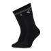 Converse Súprava 2 párov vysokých dámskych ponožiek E1025B-2009 Čierna